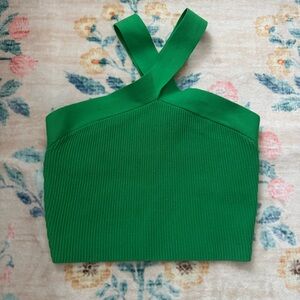 ARITZIA Babaton sculpt knit criss cross tank M